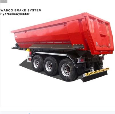 Camion a rimorchio di 80 tonnellate semirimorchio idraulico con sospensione meccanica