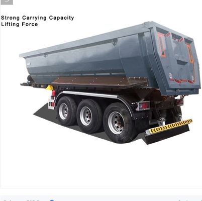 Camion a rimorchio di 80 tonnellate semirimorchio idraulico con sospensione meccanica