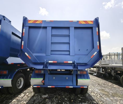 3 assi Peso di 8,5 tonnellate 30cbm 40-50 tonnellate Semi-remolchi posteriori per costruzioni