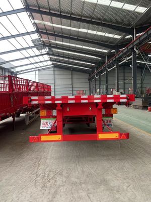 12 piattaforma a serratura a torsione contenitore semirimorchio a letto piatto per camion peso 7,0 tonnellate
