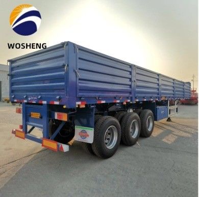 3 assi 40 tonnellate Tipo di recinzione Cargo Piatto Camion Camion rimorchio Semi-remorco a parete laterale