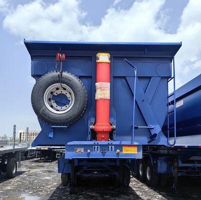 3 assi Peso di 8,5 tonnellate 30cbm 40-50 tonnellate Semi-remolchi posteriori per costruzioni