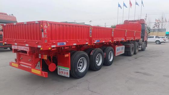 13/16 tonnellate autocarri a semi-inclinazione laterale per carico sfuso materiale in acciaio da parte di professionisti