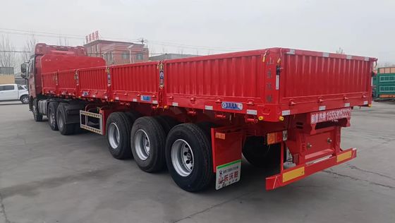 13/16 tonnellate autocarri a semi-inclinazione laterale per carico sfuso materiale in acciaio da parte di professionisti