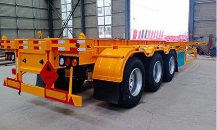 2 o 3 assi 40ft contenitore trasporto semirimorchio con JOST 2&quot; 50mm o 3,5&quot; 90mm King Pin
