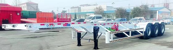 Wosheng 3 Asse 20FT 40FT Container Skeleton Semi-Trailer per il trasporto di container