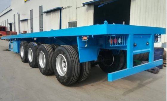 50 tonnellate di capacità di carico semirimorchio ideale per il trasporto di container e merci a piattapiatta