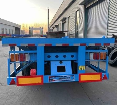 50 tonnellate di capacità di carico semirimorchio ideale per il trasporto di container e merci a piattapiatta
