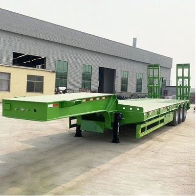 13000x3000x3300mm Ottima fabbricazione Wosheng 3 assi Lowbed Lowboy Truck Semi-trailer