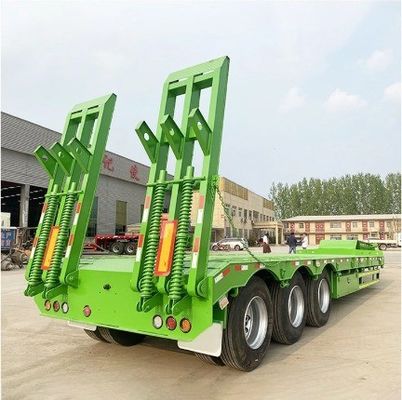 13000x3000x3300mm Ottima fabbricazione Wosheng 3 assi Lowbed Lowboy Truck Semi-trailer