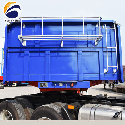 40tons Dump Semi-Retrailer Tipper Tipping Side Truck Trailer con 2&quot;/3.5&quot; King Pin