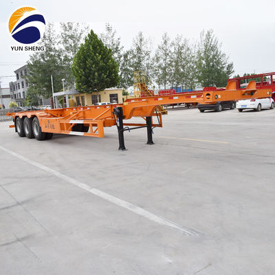 Colore personalizzato 2/3/4 Assi 20/40/45 piedi Container Trasporto Chassis Scalatura di acciaio Semi-remolchio per camion