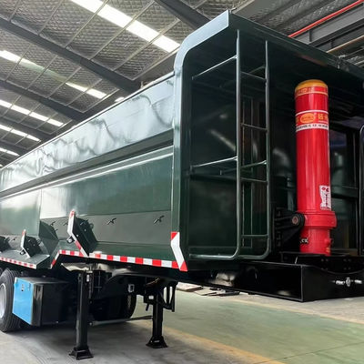 U-type End tipper Semi-truck end tipping truck Relè con sistema di frenatura a doppia linea