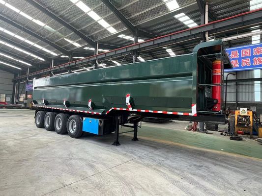 U-type End tipper Semi-truck end tipping truck Relè con sistema di frenatura a doppia linea
