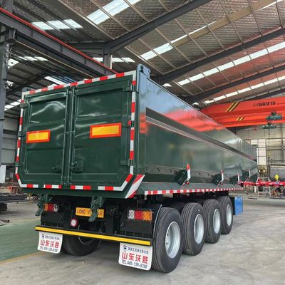 U-type End tipper Semi-truck end tipping truck Relè con sistema di frenatura a doppia linea