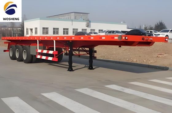 12.00R22.5 Pneumatici personalizzati 2 3 4 Axlesd Spedizione 40ft Container Flatbed Truck Trailer