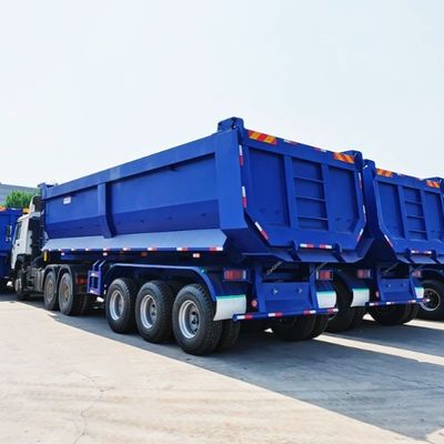 Semi-remolchi idraulici di carico pesante da 28 t per il trasporto di pietre