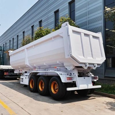 30cbm 50 Cbm U Tipo 3 Asse 4 Assi posteriore Semi-remolco per camion