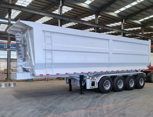 30cbm 50 Cbm U Tipo 3 Asse 4 Assi posteriore Semi-remolco per camion