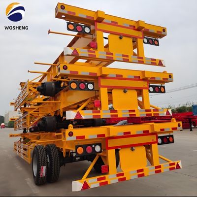 3 o 4 assi 20-45 piedi Container Truck Trailer Chassis Steel Skeleton Semi-trailer
