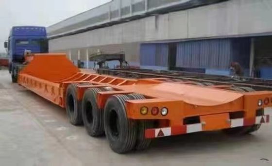 12500/13000/14000/16000x2500/3000x1100/3300mm Container a tre assi Semi-remolchio scheletrico
