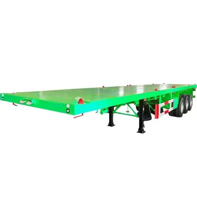 Trailers multifunzione a tre assi a piatta tela con pneumatici 12.00R22.5 in 12500x2500x1600-3100mm
