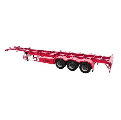 Carico massimo 50 tonnellate 2/3 assi Container a collo di gallina Scheletro Chassis Scheletro Semirelletto per camion