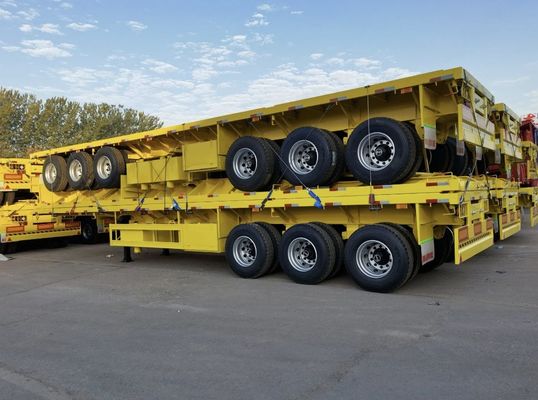 40-120 tonnellate di carico utile semirimorchio a pianta per container e per ogni tipo di carico