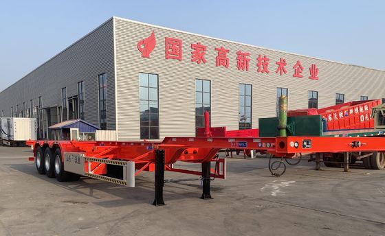 Carico massimo 50 tonnellate 2/3 assi Container a collo di gallina Scheletro Chassis Scheletro Semirelletto per camion