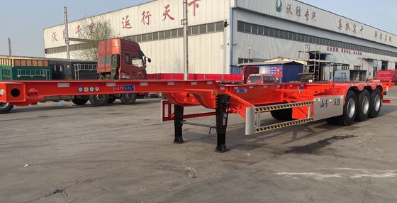 Carico massimo 50 tonnellate 2/3 assi Container a collo di gallina Scheletro Chassis Scheletro Semirelletto per camion