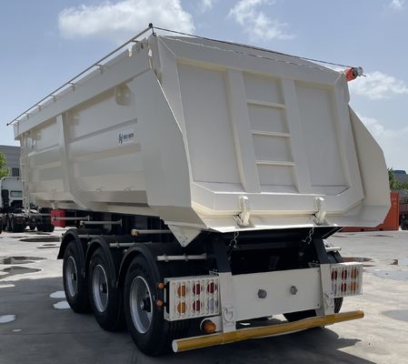 Trailers per camion più popolari 3 assi 40 60 cubic Trailers posteriori tipper dump Semi-trailers