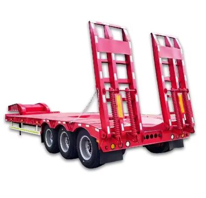 Suspensione meccanica 3 assi semirimorchio a letto basso per il trasporto di container