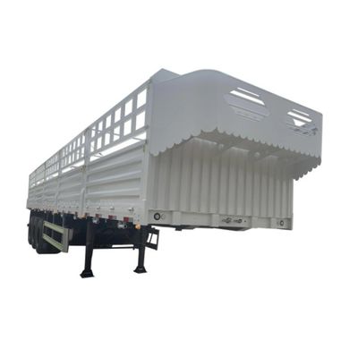 60 tonnellate Parete laterale chiusa Cintura camion semirimorchio caduta carico laterale e scarico merci