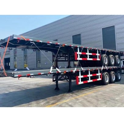 Suspensione meccanica 2-4 asse 30-100T rimorchio per container rimorchio per autocarri a letto piatto Wosheng