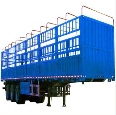 80 tonnellate di recinzione di palo aggiungere parete laterale camion recinzione semirimorchio per carico e bestiame