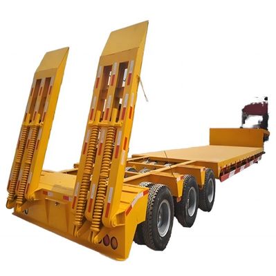 Semi-remolchio a colori personalizzati Low bed Lowboy Semi-remolchio per caricatore Semi-remolchio