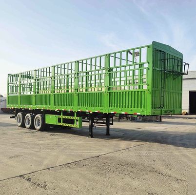 Prodotto e venduto direttamente 3 asse 4 asse recinzione rimorchio con carico massimo di 30000 kg