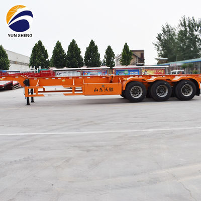 12R22.5*12pcs 3asse Semi-remorco scheletrico 7 tonnellate Peso 12,85 x 2,61 x 1,55 metri
