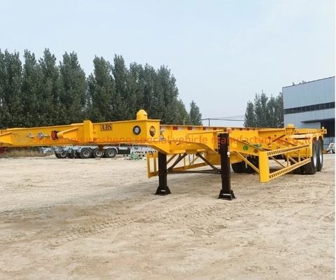 Wosheng Best 2 Axle 20FT 40FT Container Skeleton Semi-Trailer per il trasporto di container