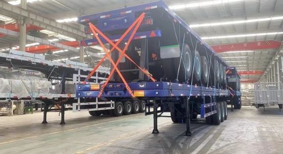 40 ft 2 3 assi semirimorchio a piattapianta rimorchi pesanti e robusti a piattapianta per camion