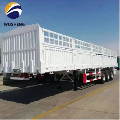 Semi-remorco per recinzione merci a 3 assi 40T a Shandong con camera freno a molla T30/30