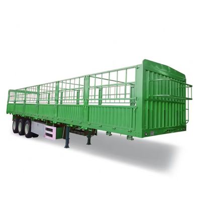 12400X2500X3650mm Triasse Recinzione Cargo rimorchio Recinzione Trasporto Animali Semi rimorchio
