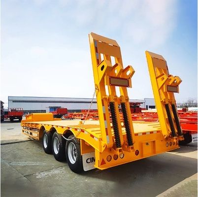 40ft Gooseneck Low Bed Trailer 13/16/20 Tonnes Axle per Front Loading Truck Trailer