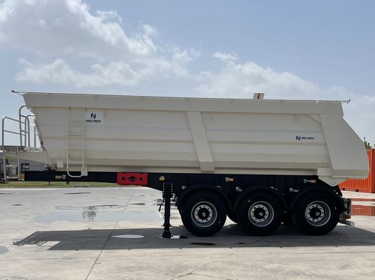 Semi-remolchi per veicoli da costruzione a forma di U 3 assi 4 assi