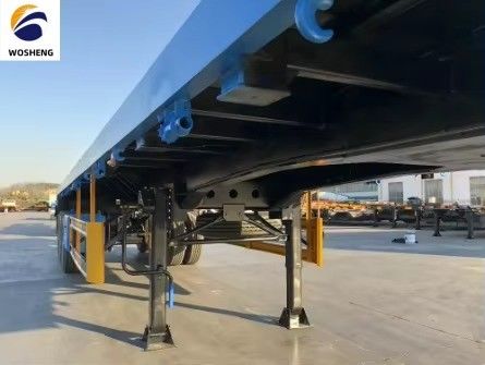 40 FT 2 3 assi Semiconduttore con sospensione meccanica e pneumatici 12R22.5
