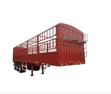 3 assi recinzione stagno acciaio semirimorchio laterale recinzione camion rimorchio con pneumatici 11.00R20