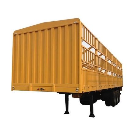 3 assi recinzione stagno acciaio semirimorchio laterale recinzione camion rimorchio con pneumatici 11.00R20
