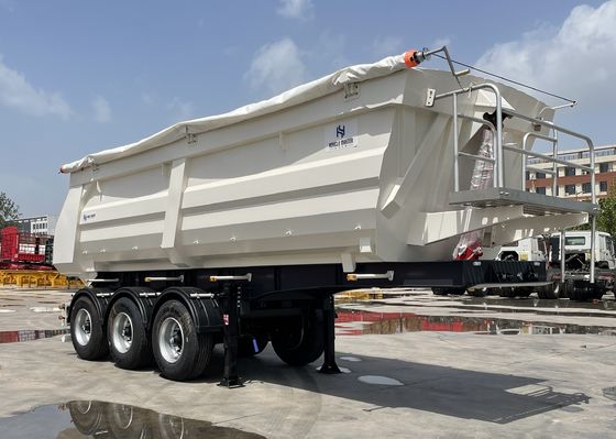 Semi-remolchi per veicoli da costruzione a forma di U 3 assi 4 assi