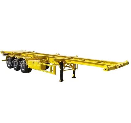 Sospensione meccanica Wosheng 3 asse 20FT 40FT contenitore telaio scheletro semirimorchio
