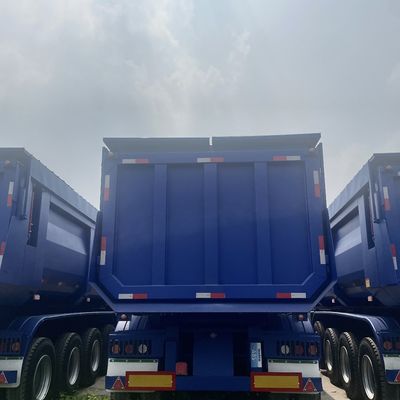 Semi-remolchi a scarico posteriore a forma di U personalizzabili per il trasporto idraulico pesante